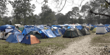 Temporary shelters ease stay for devotees in Gelephu